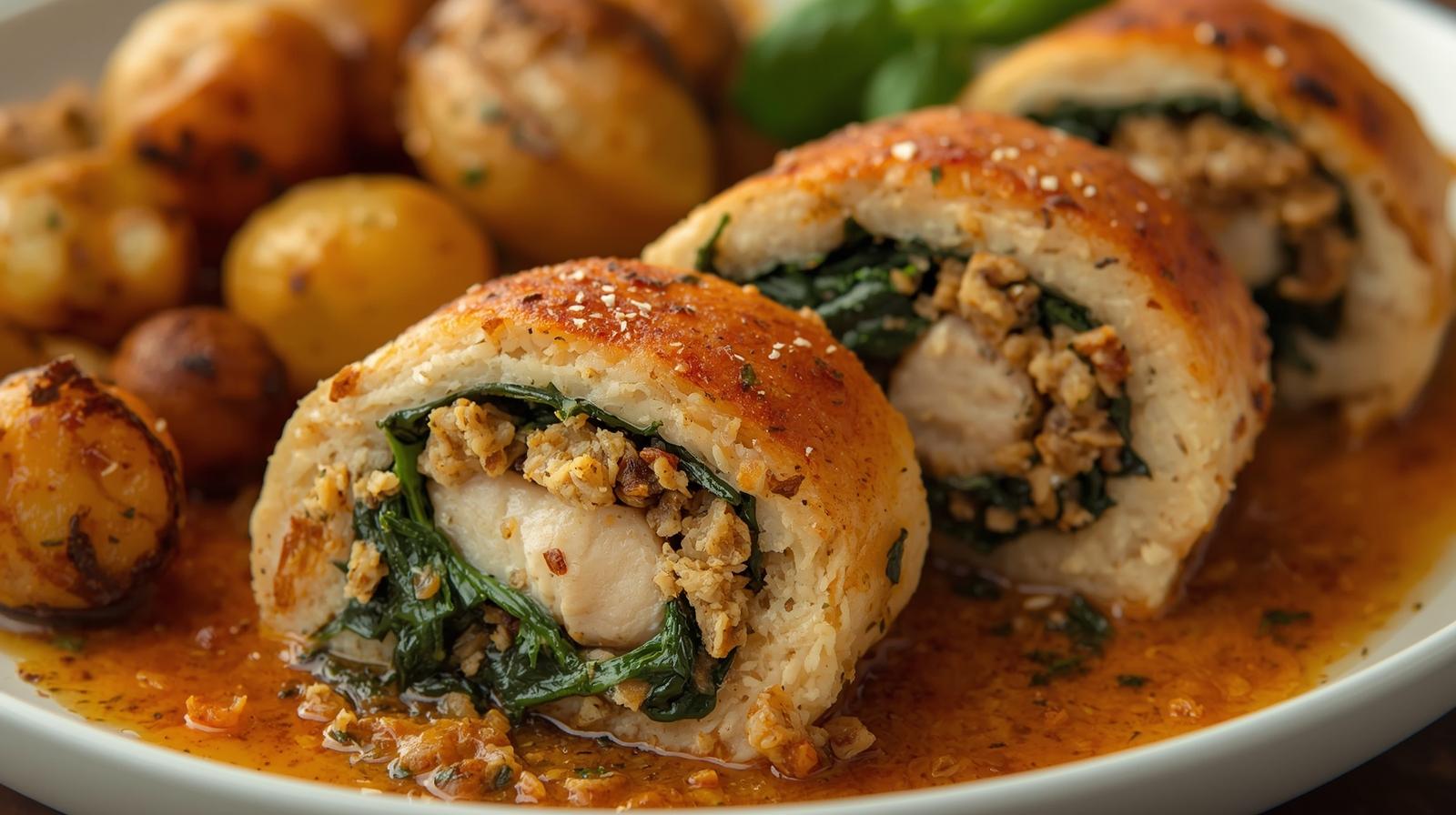 Chicken and potato Roll *