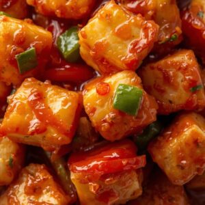 Sweet & Sour Tofu Manchurian