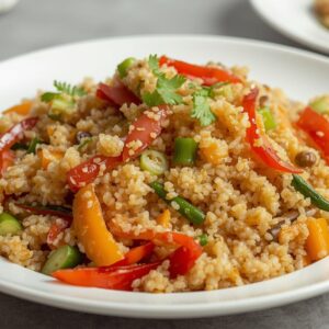 Vegetable Quinoa Fried Rice