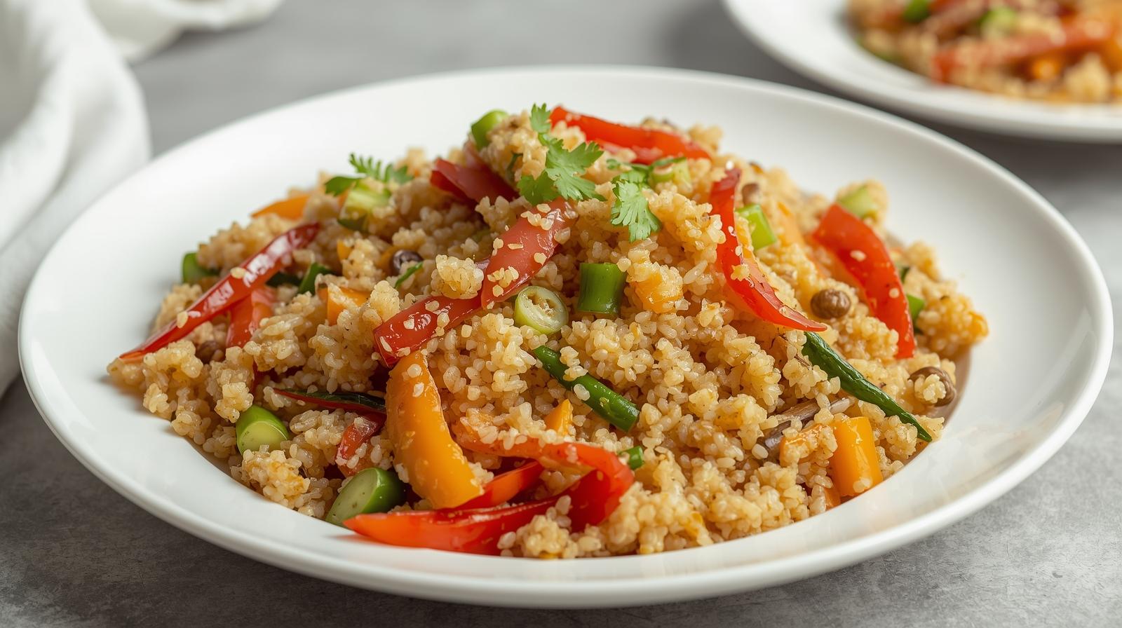 Vegetable Quinoa Fried Rice